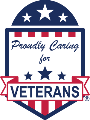 Proudly Caring for Veterans logo